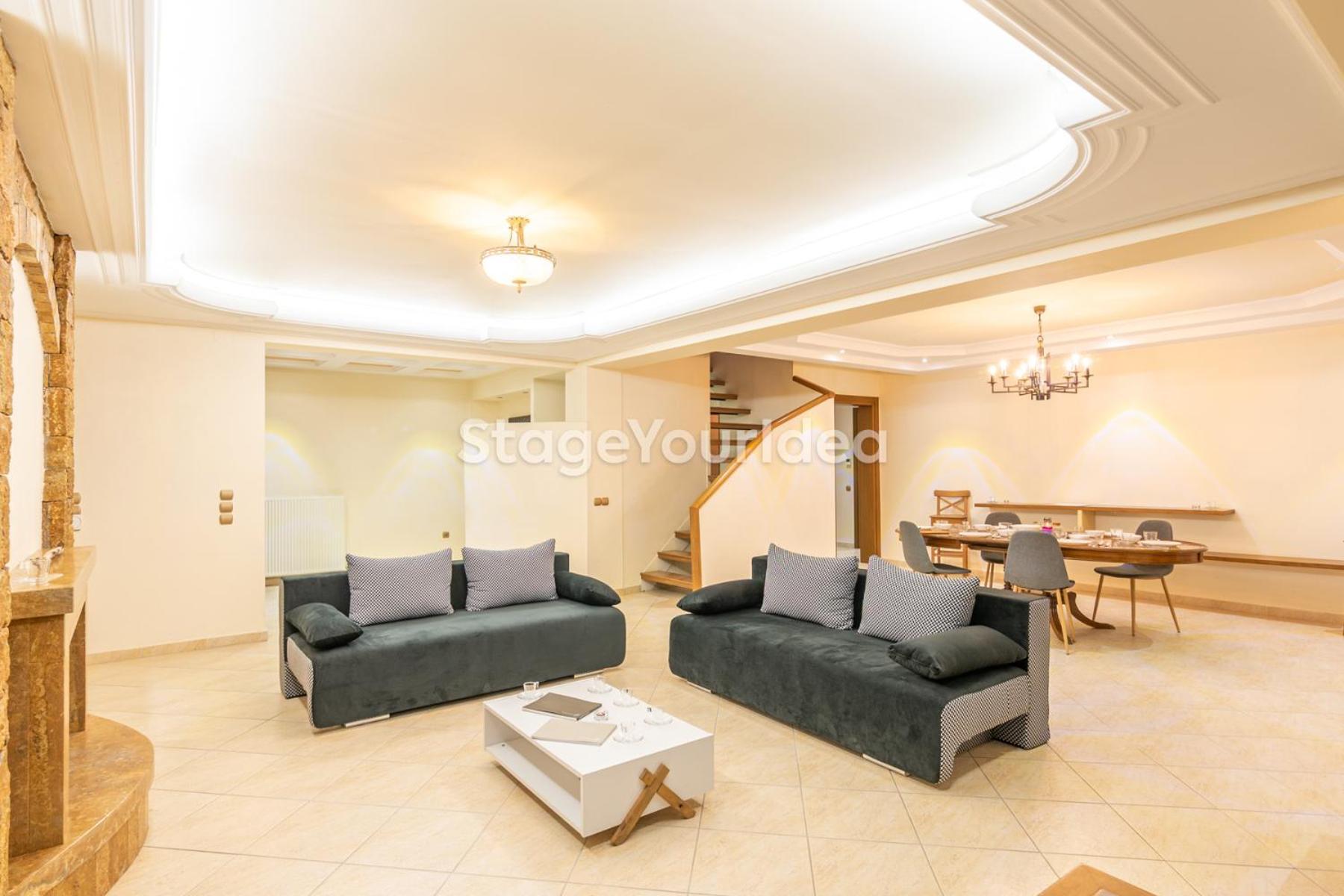 Luxury Appartment, Only 7 Minutes From Thessaloniki Airport And 15 Minutes From City Center ,For 8-23 People Also For Gatherings And Parties Neon Rysion Bagian luar foto