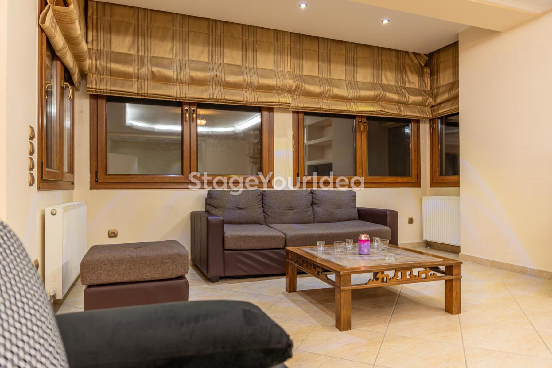 Luxury Appartment, Only 7 Minutes From Thessaloniki Airport And 15 Minutes From City Center ,For 8-23 People Also For Gatherings And Parties Neon Rysion Bagian luar foto